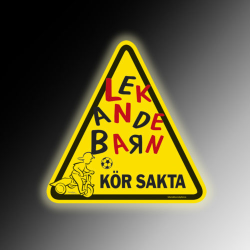 Lekande Barn Klistermärke i Reflex